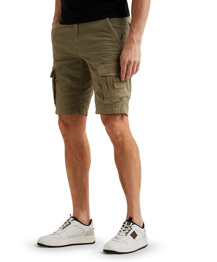 ROTOR SHORTS BROKEN TWILL heren korte broek groen