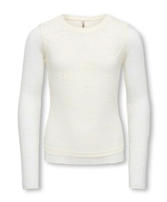 Meisjes longsleeve ecru