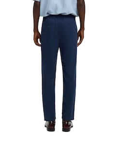 SLH172-SLIMTAPE BRODY LINEN PANT NO heren broek blauw
