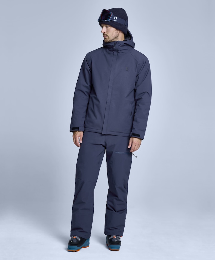 Heren ski-jas blauw