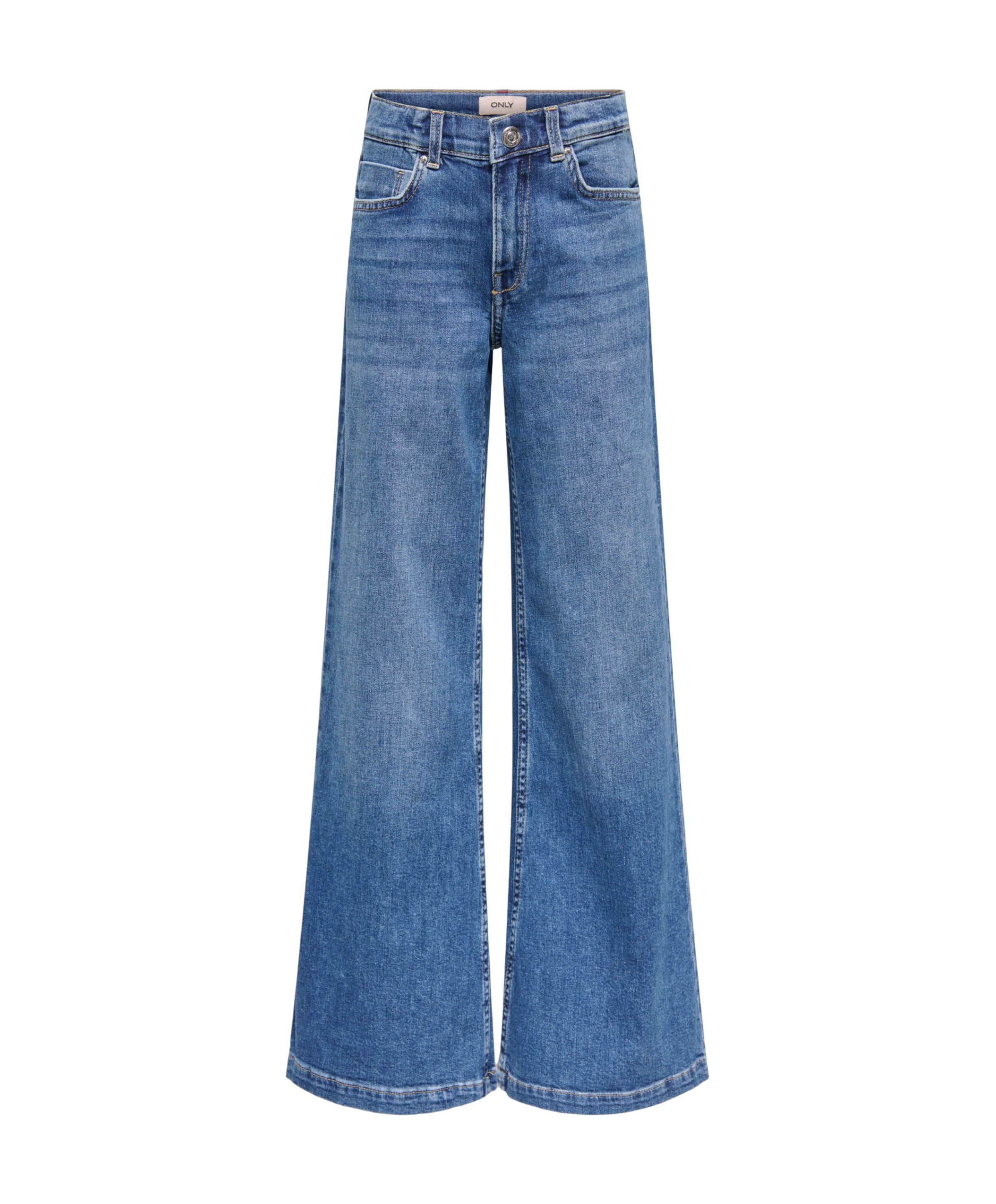 KOGCALIFORNIA MW WIDE FLARED REA NO meisjes jeans blauw