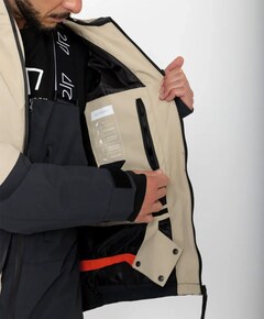 Heren ski-jas beige