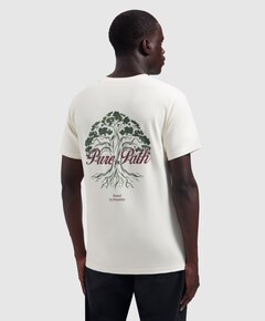 Heren T-shirt ecru
