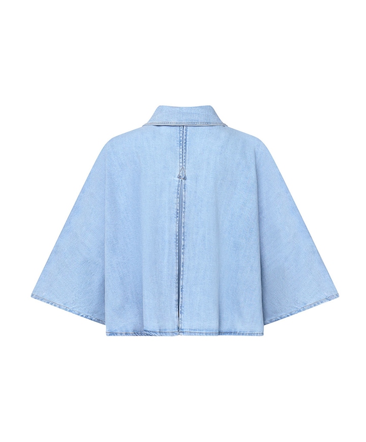 Dames blouse blauw