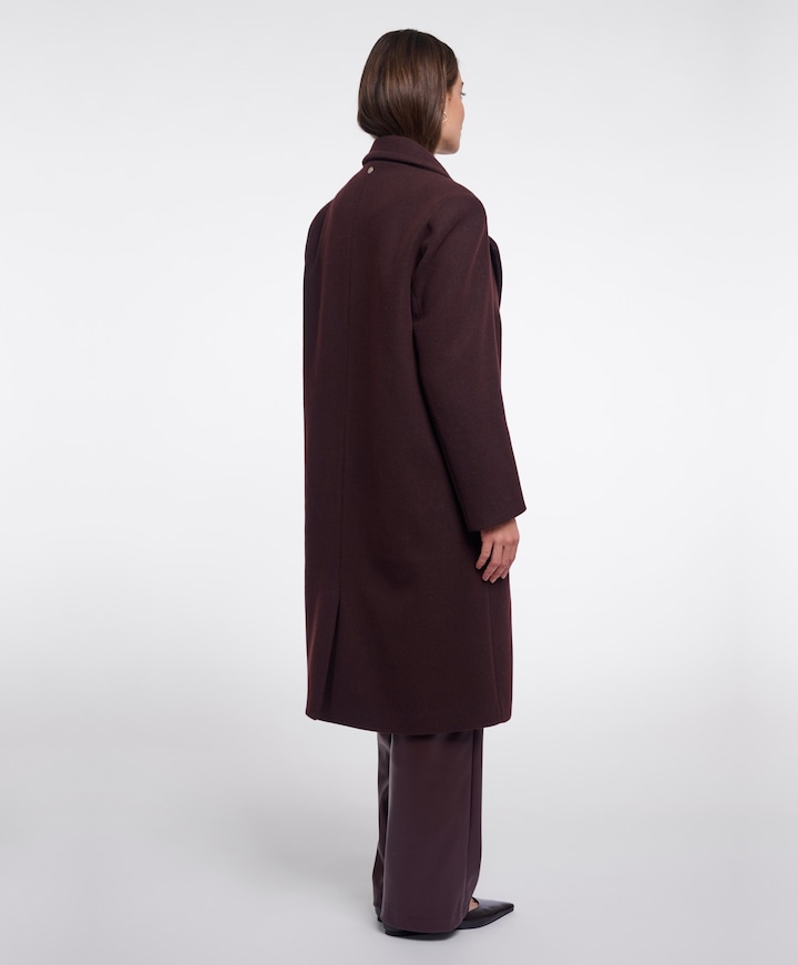 Dames jas bordeaux