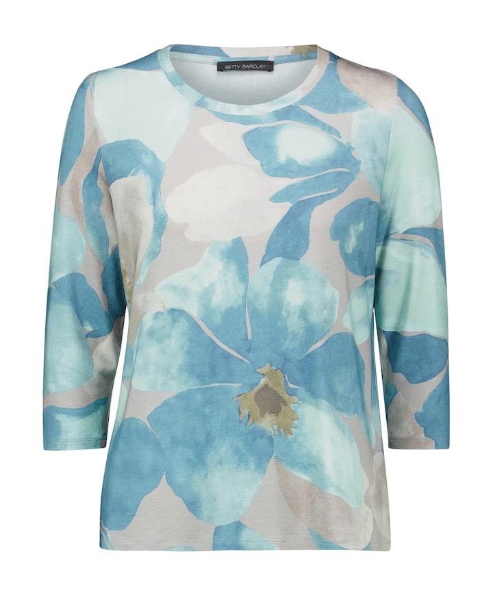 Dames longsleeve blauw