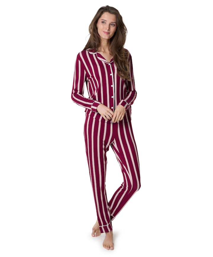 Dames pyjamaset roze