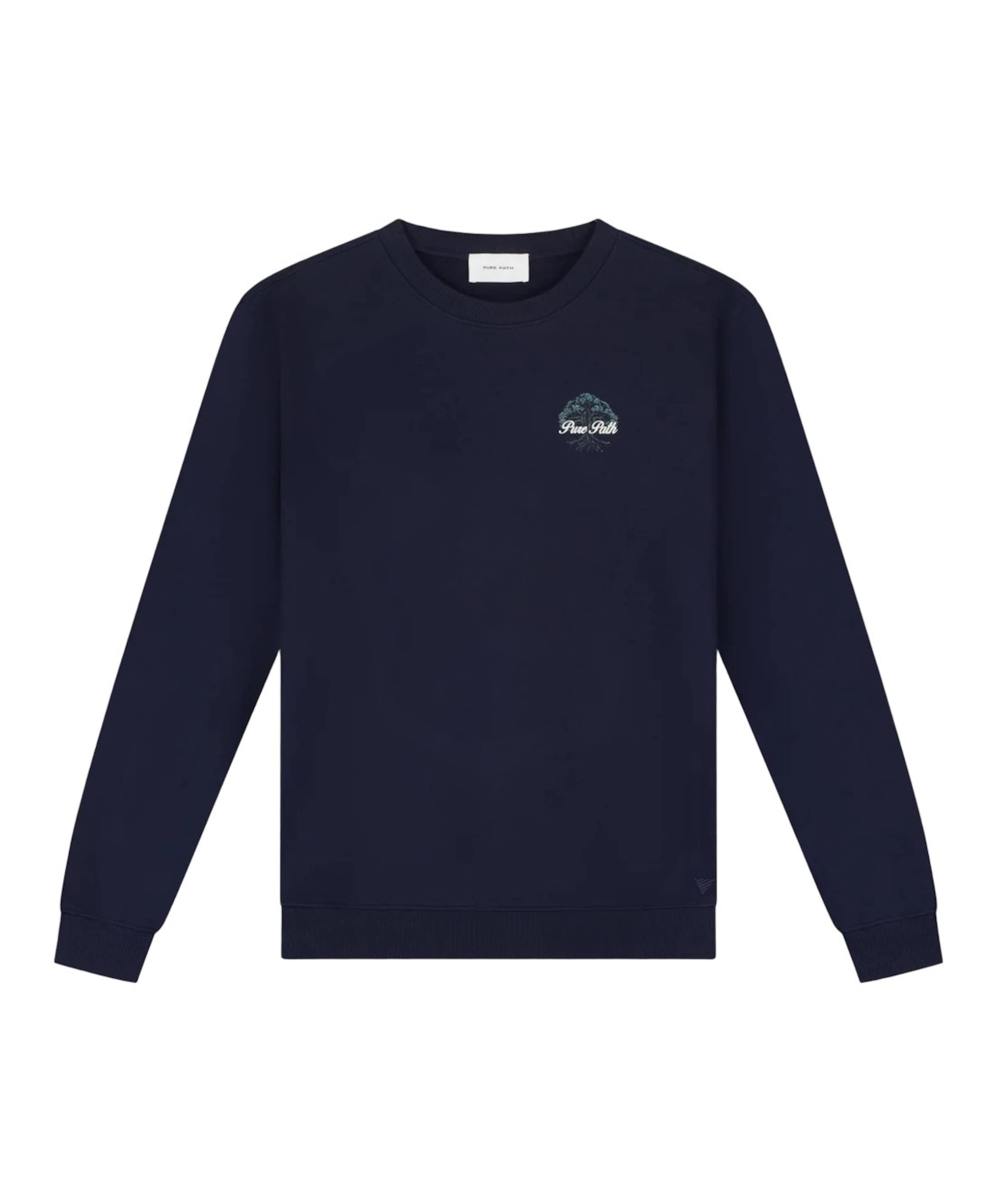 Heren sweater blauw