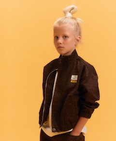 Meisjes jas bruin