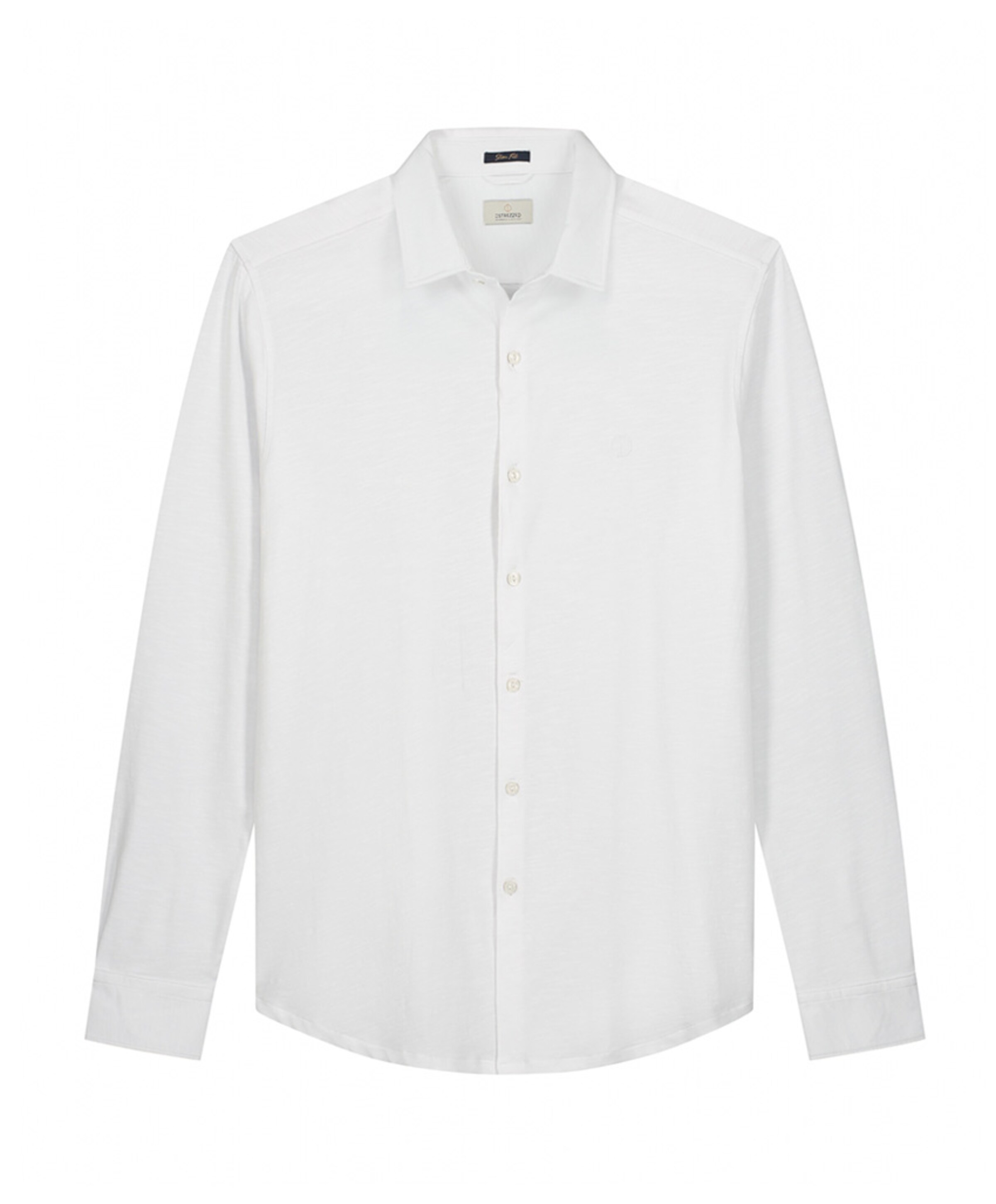 Heren overhemd lange mouw wit