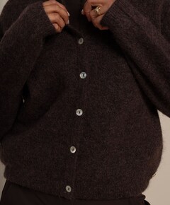 Dames vest bruin