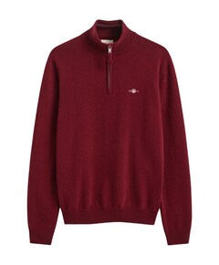Heren trui met rits rood