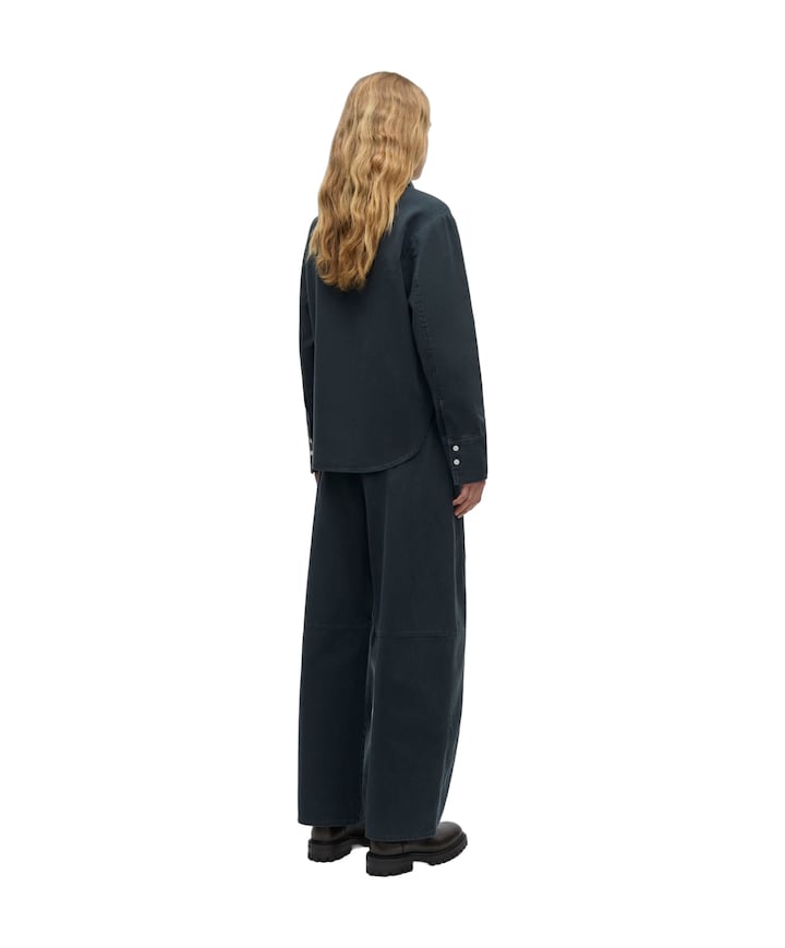 Dames blouse blauw