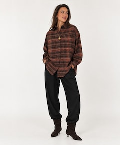 Dames blouse bruin