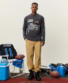 Heren longsleeve grijs