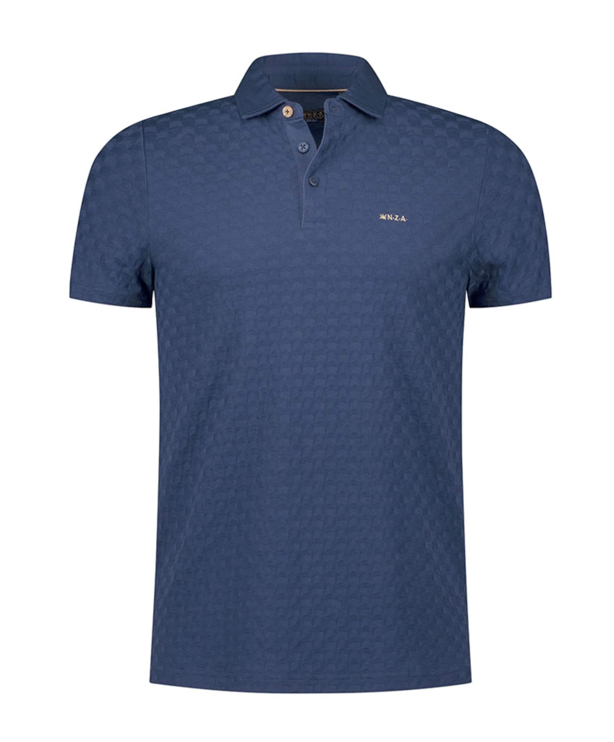 Heren polo blauw
