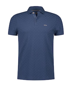 Heren polo blauw