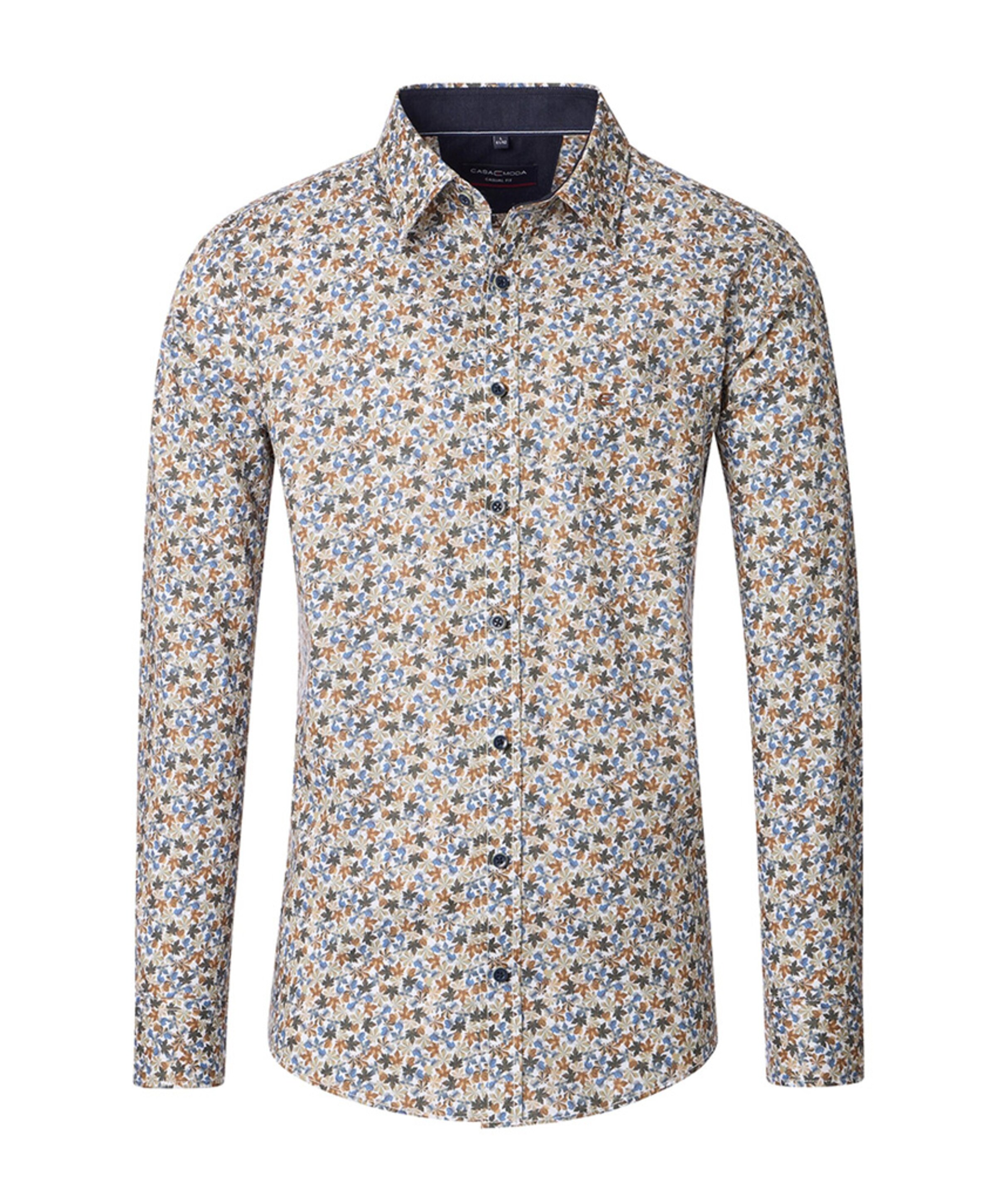 Overhemd lange mouw blauw