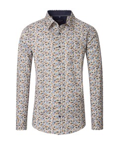 Overhemd lange mouw blauw