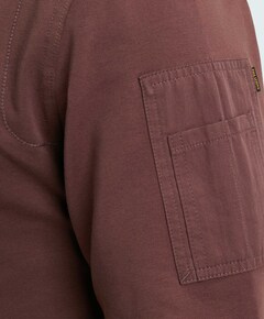 Heren longsleeve bruin