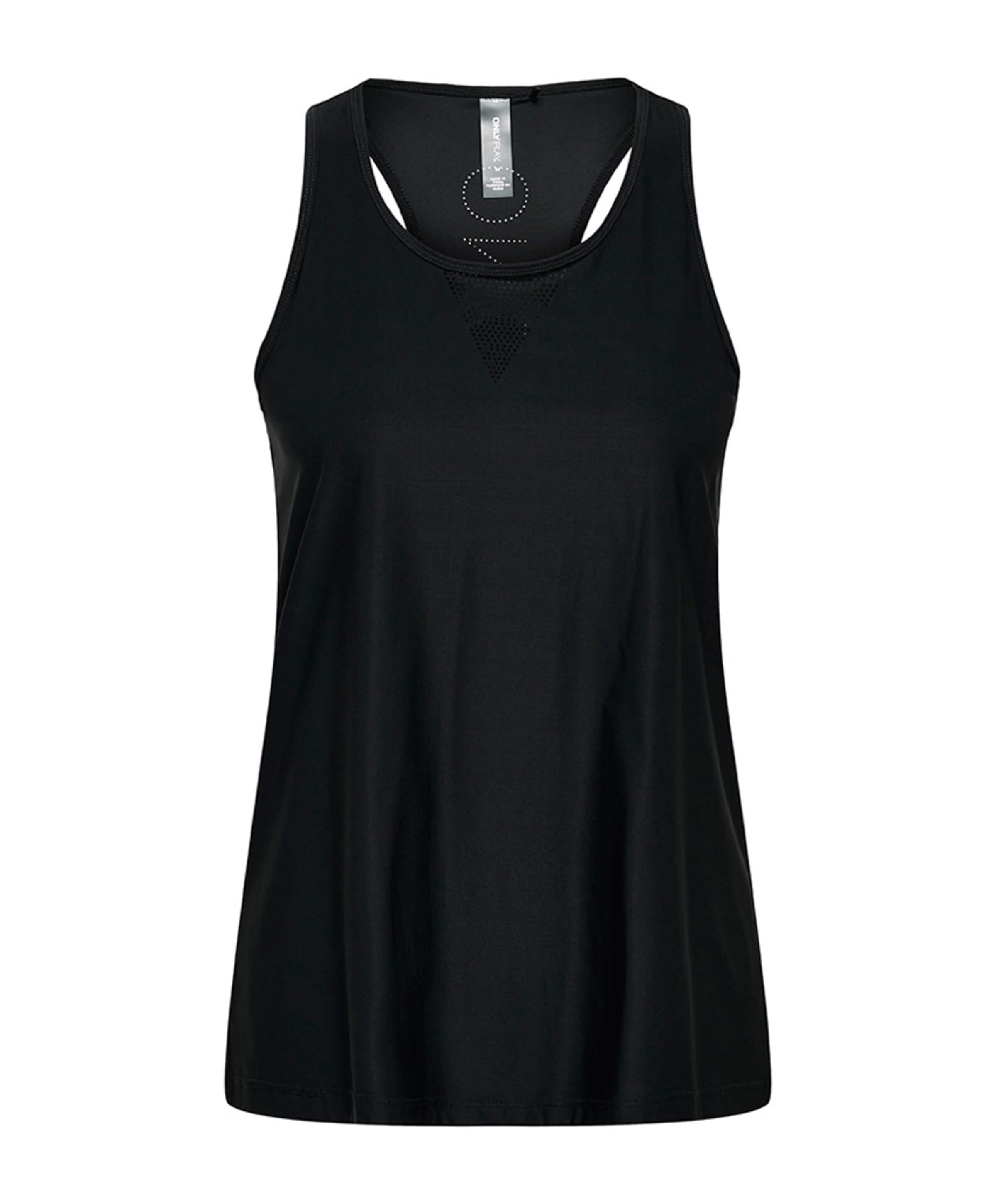 Dames singlet zwart