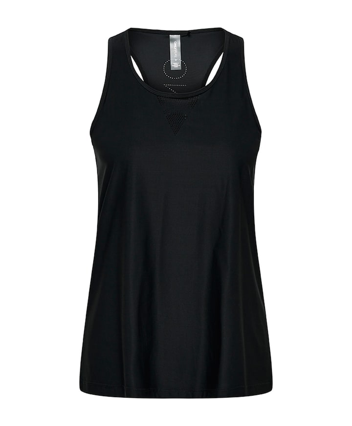 Dames singlet zwart