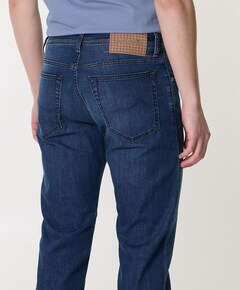 Bard Slim 5 pkt heren jeans blauw