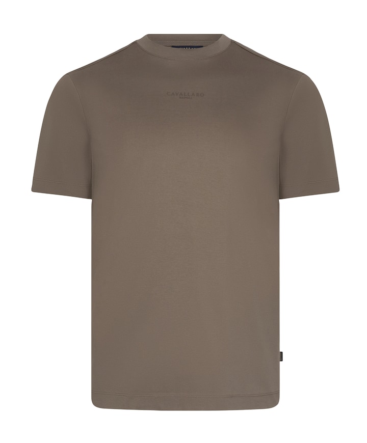 Heren T-shirt beige