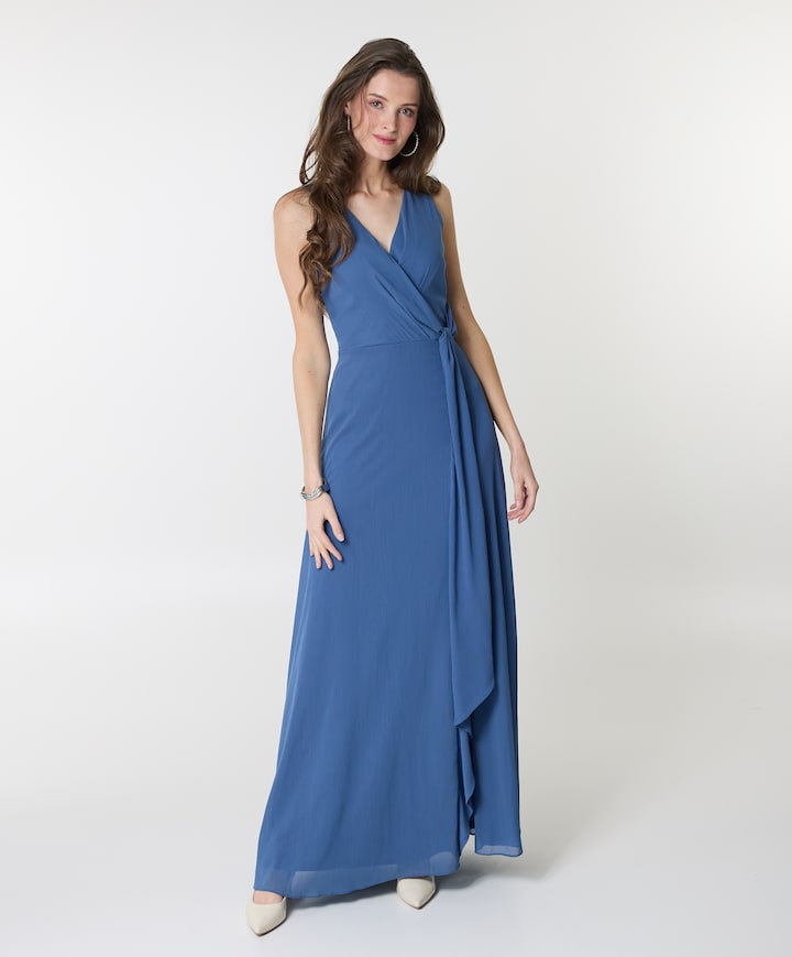 Dames jurk blauw