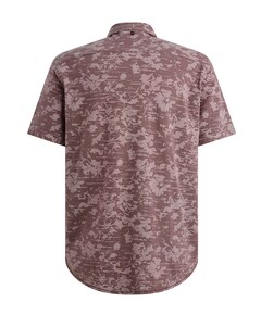 Heren polo korte mouw paars