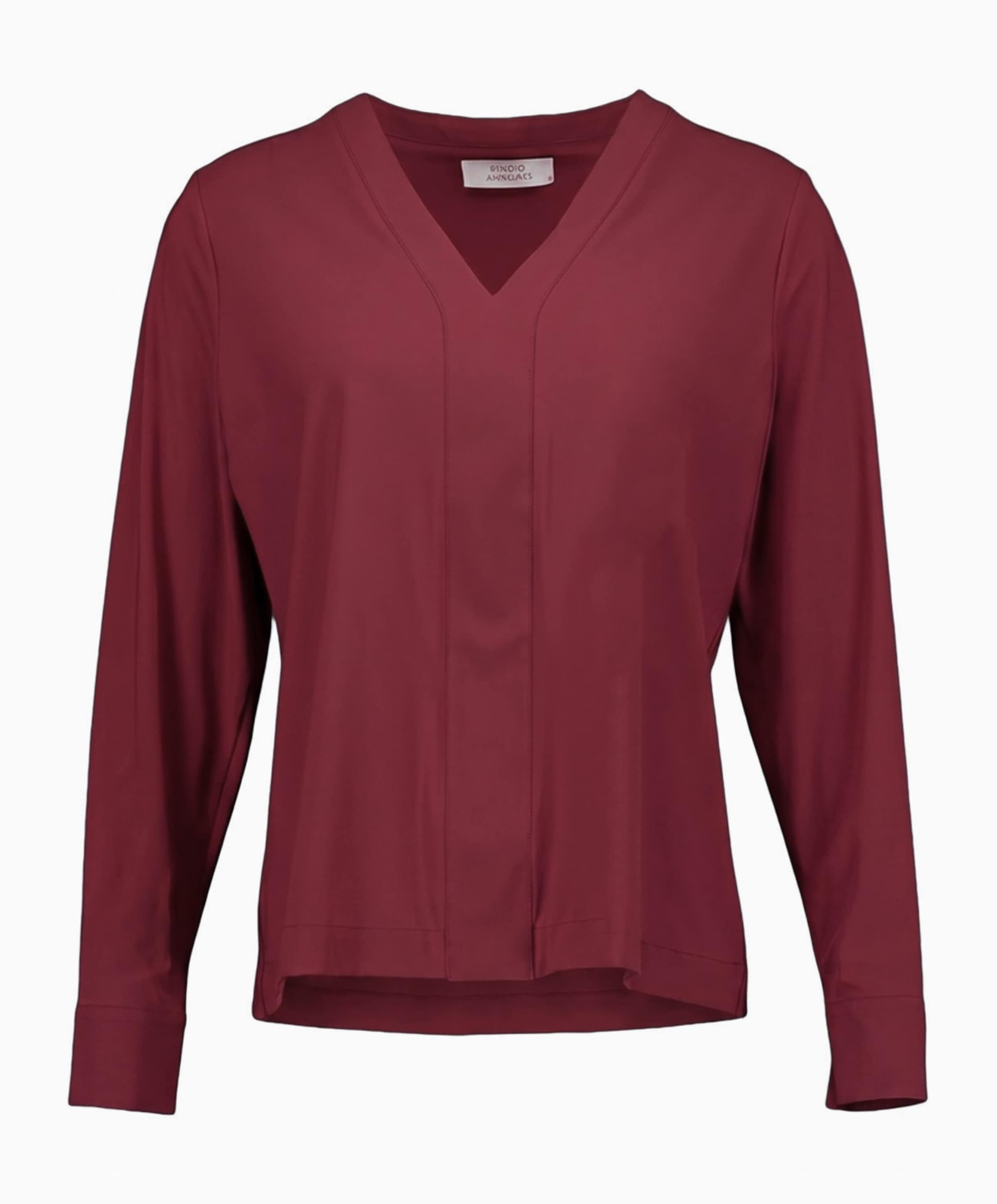 Dames longsleeve bordeaux