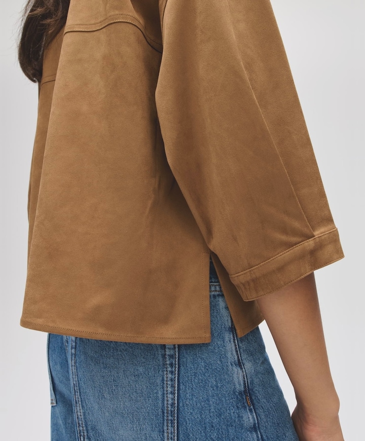 Dames blouse bruin