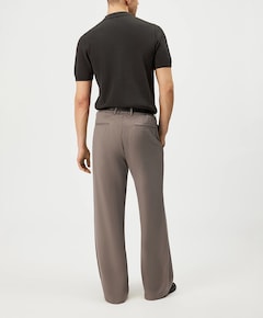 Heren polo bruin