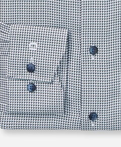 Heren overhemd lange mouw groen