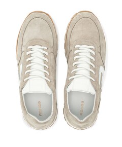 Maddox sue LTHR heren sneakers beige