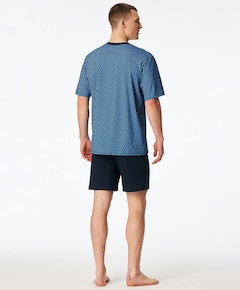 Heren pyjamaset blauw