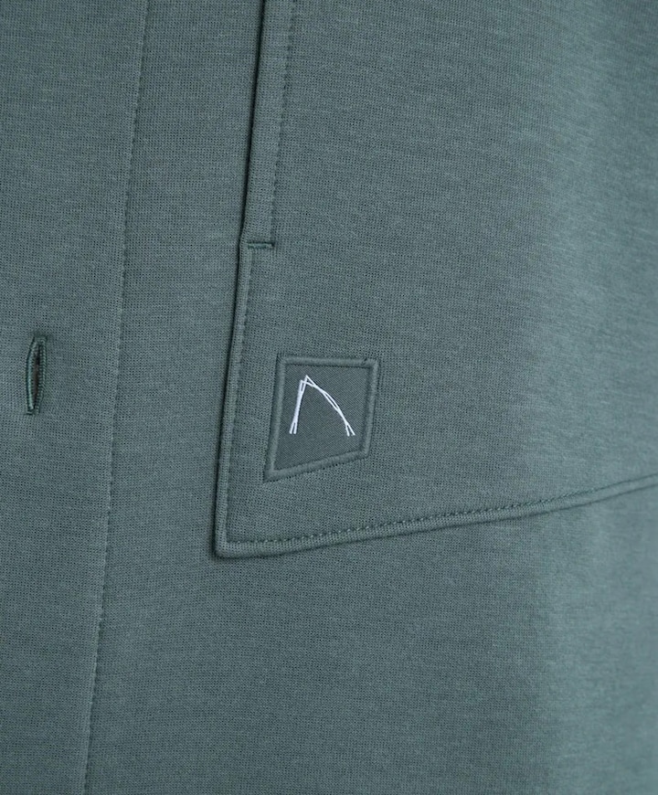 Heren overshirt groen