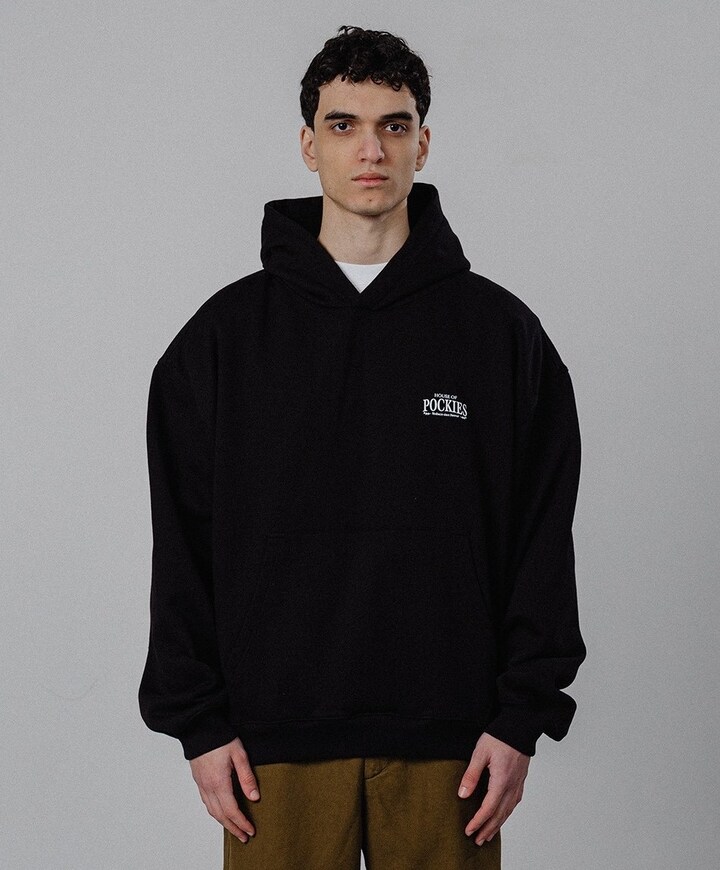 Heren hoodie zwart