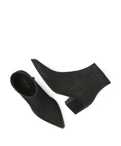 Kate Malina dames enkellaarzen zwart