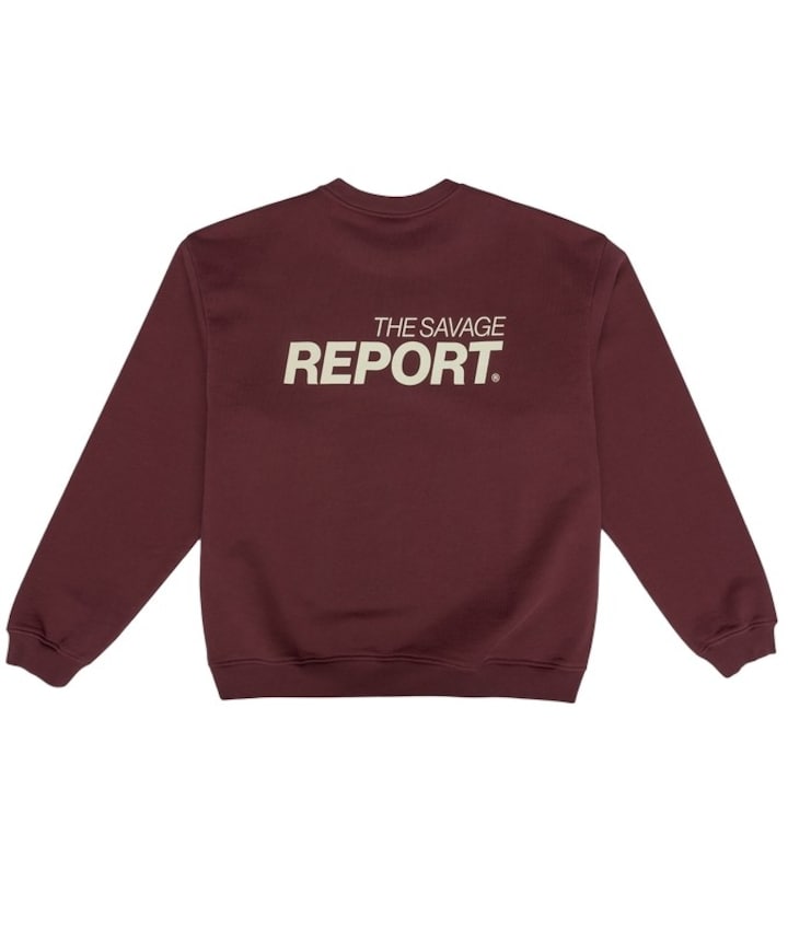 Heren sweater bordeaux
