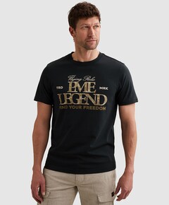 Heren T-shirt blauw