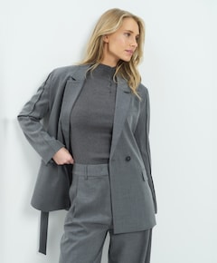 Dames blazer grijs