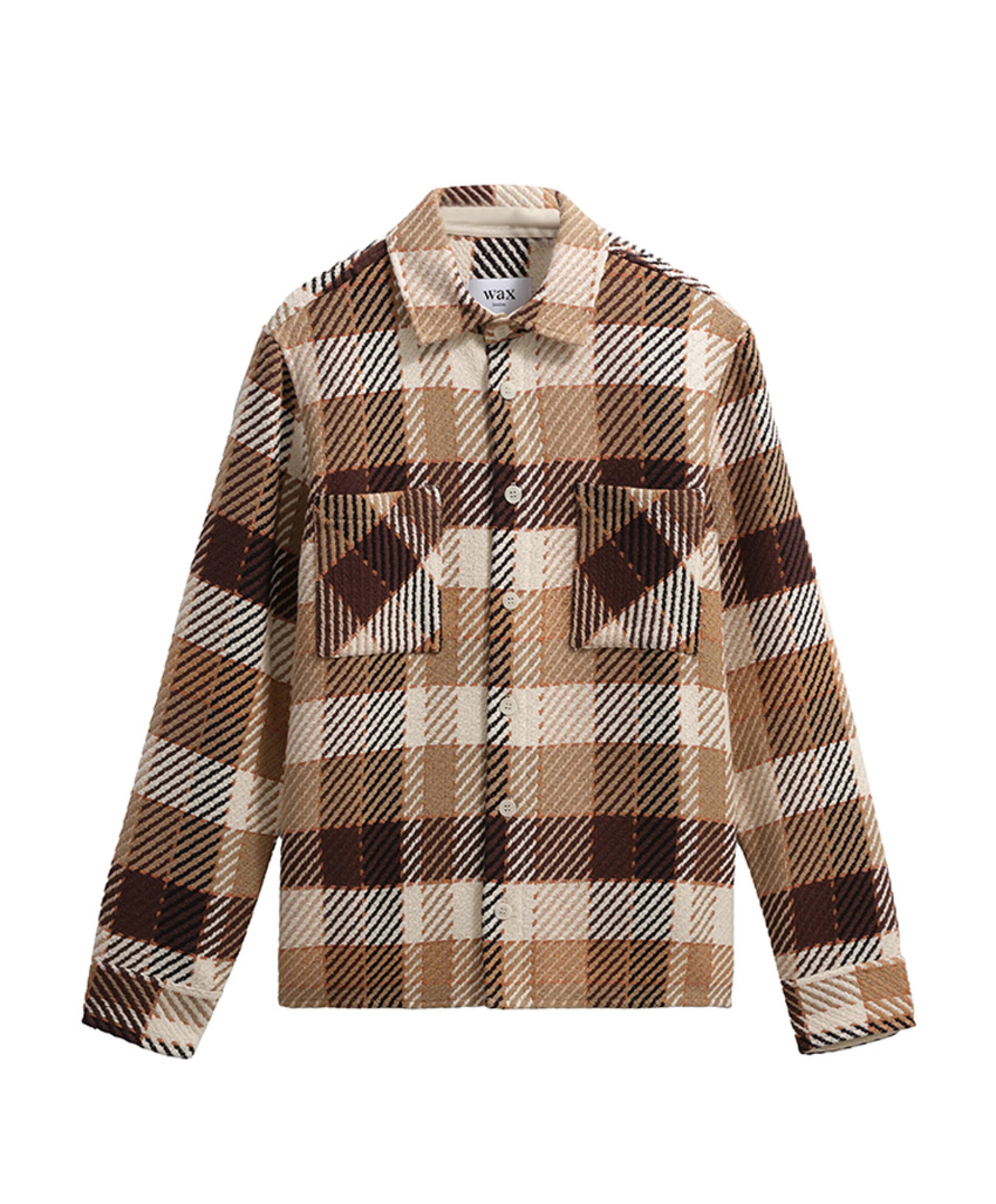 Heren overshirt ecru