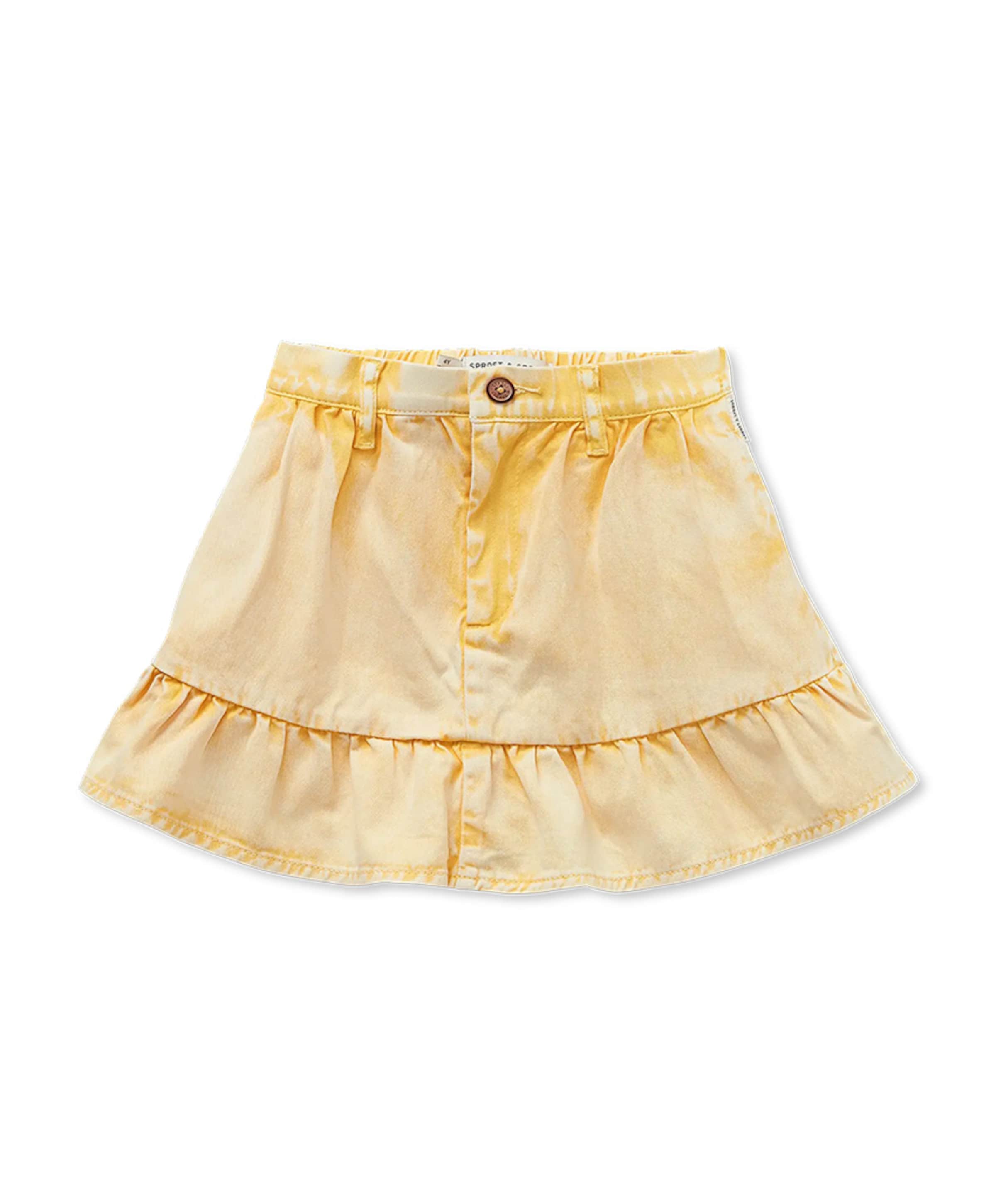 Meisjes rok geel