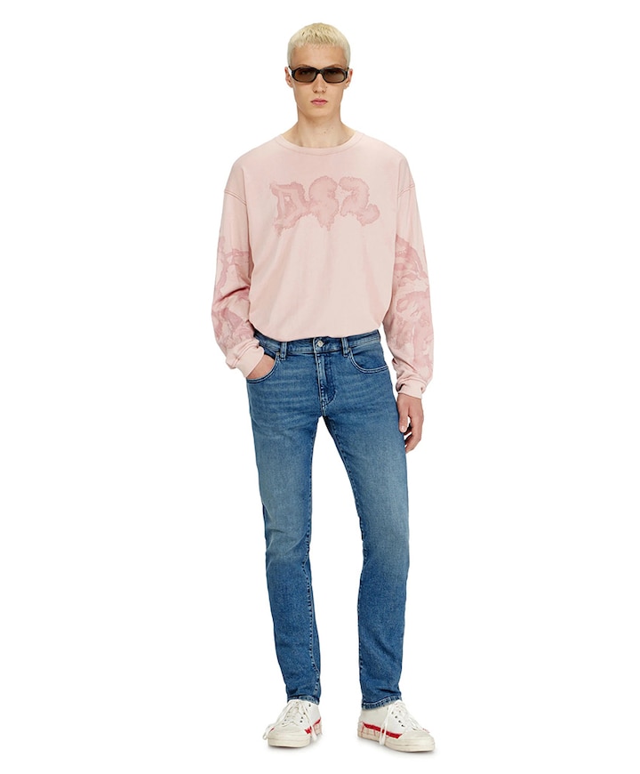 2019 D-STRUKT heren jeans blauw