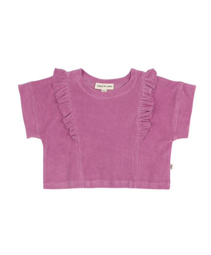 Meisjes t-shirt paars