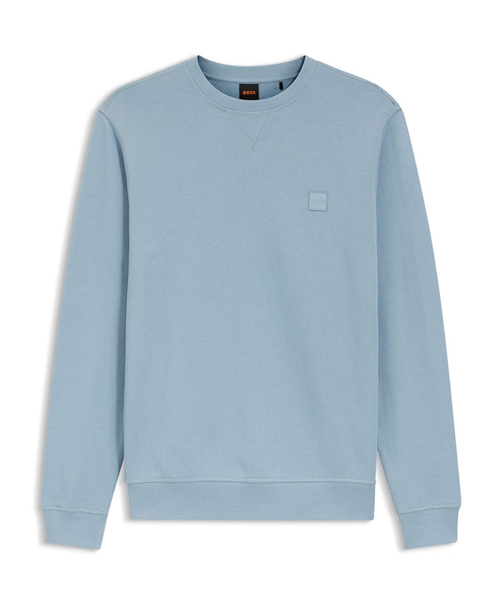 Heren sweater blauw