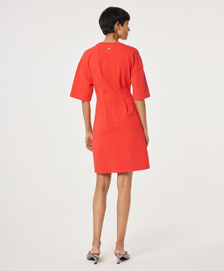 Dames jurk oranje