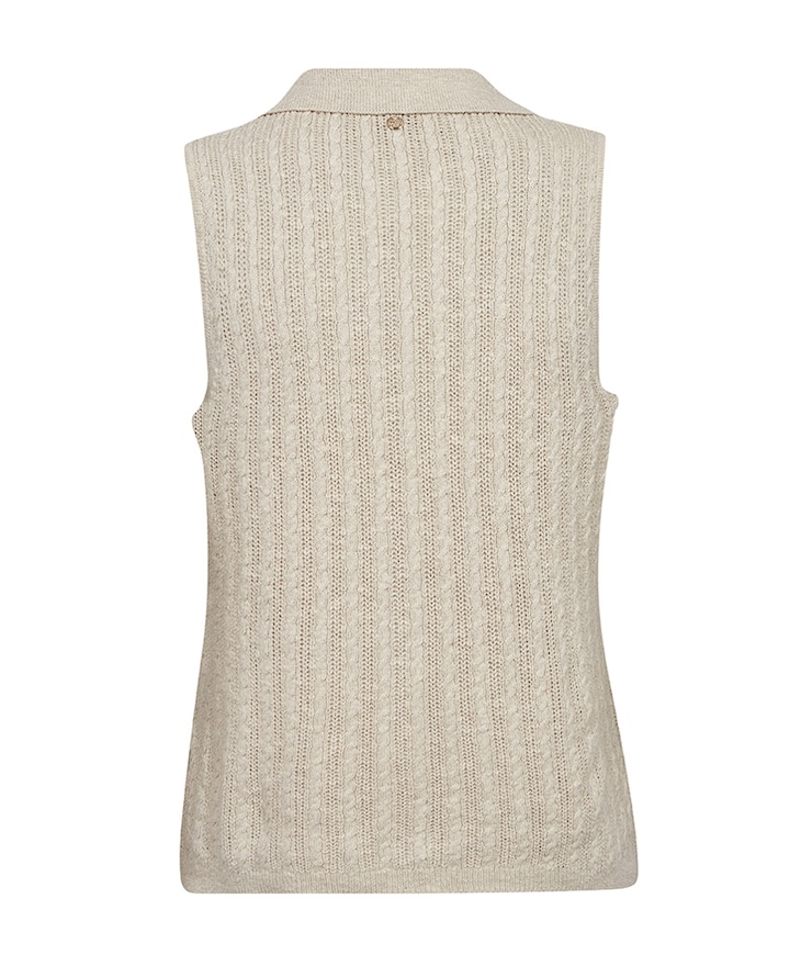 Dames top beige