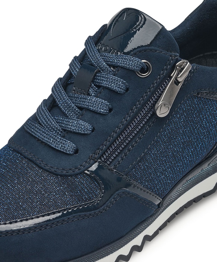 Women Lace-up dames sneakers blauw